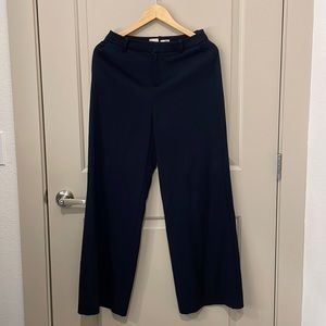 Navy dress pants wide legs
